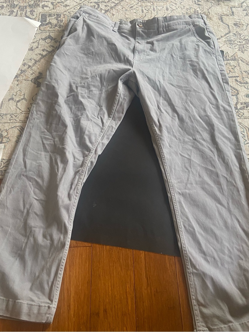 Current/Elliott Light Gray Chino Pants